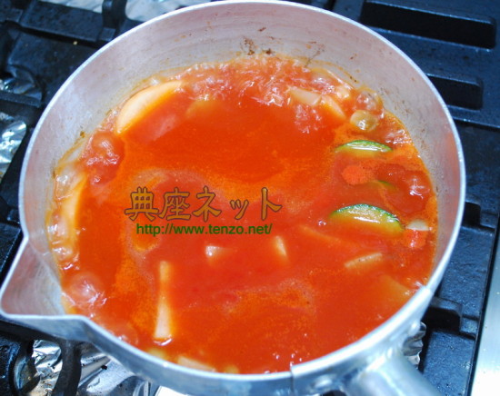 夏の精進トマト汁＿お盆のお供えレシピ